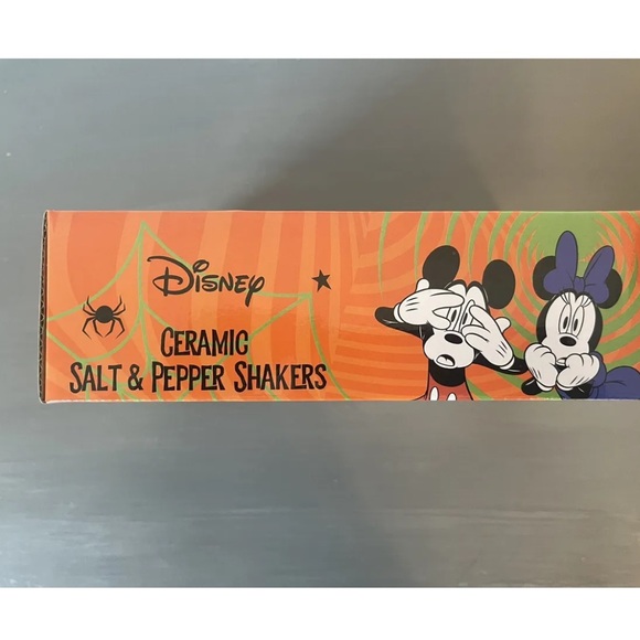 Disney Mickey Mouse & Minnie Mouse Ghost Salt And Pepper Shakers Halloween Fall - Picture 2 of 3